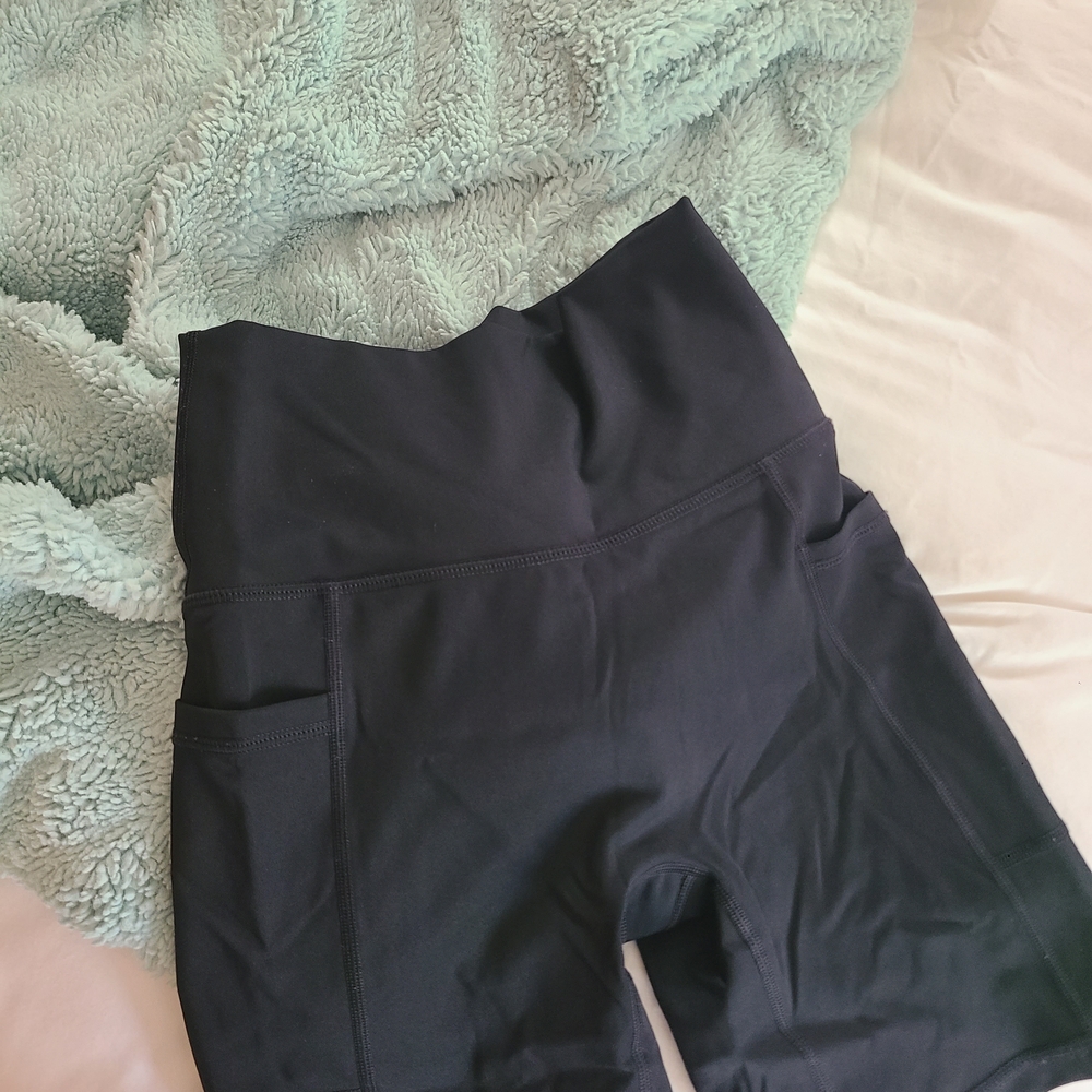 Aerie Black Bike Shorts
